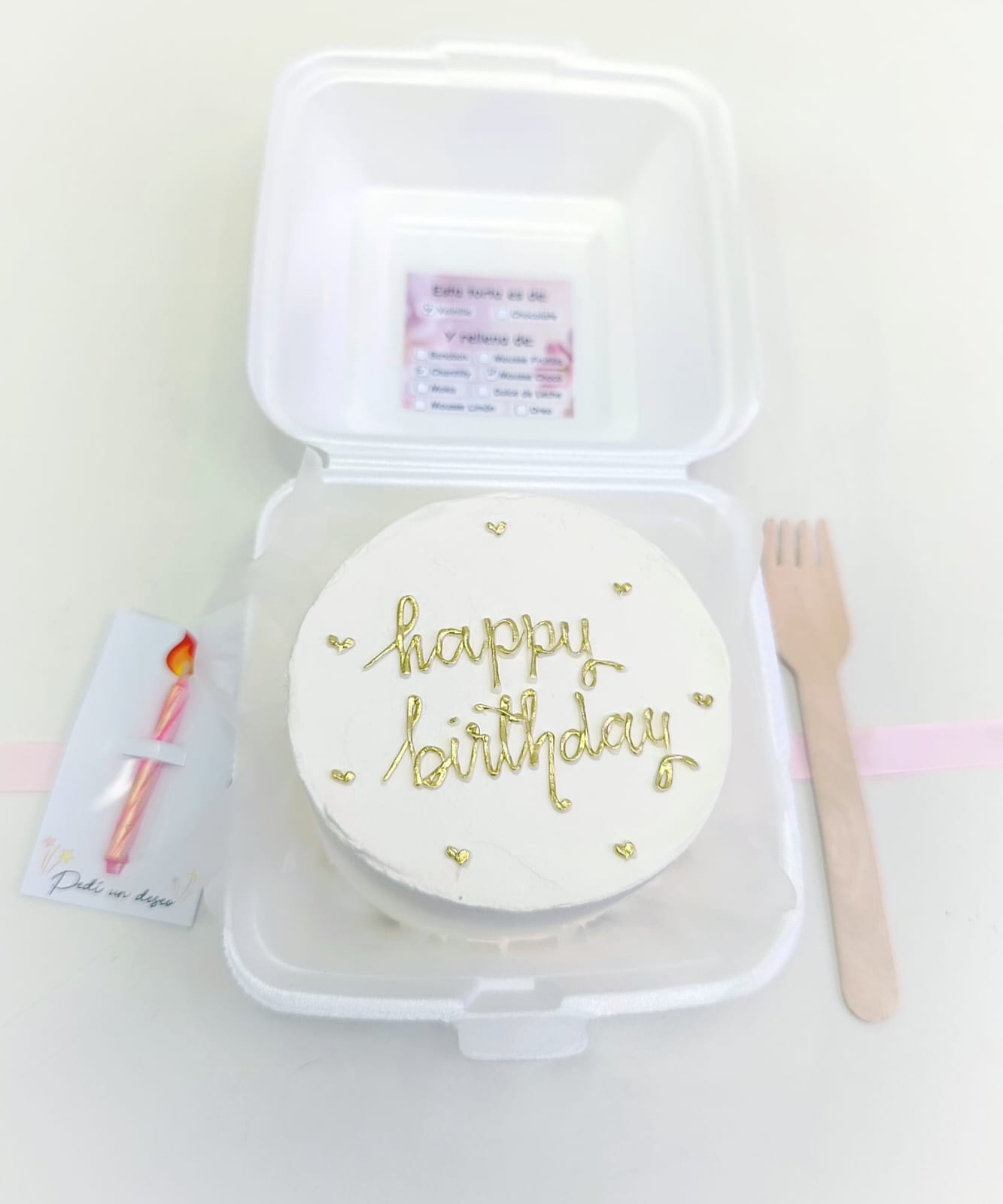 Bento Cake Happy Birthday – Celebración en Miniatura