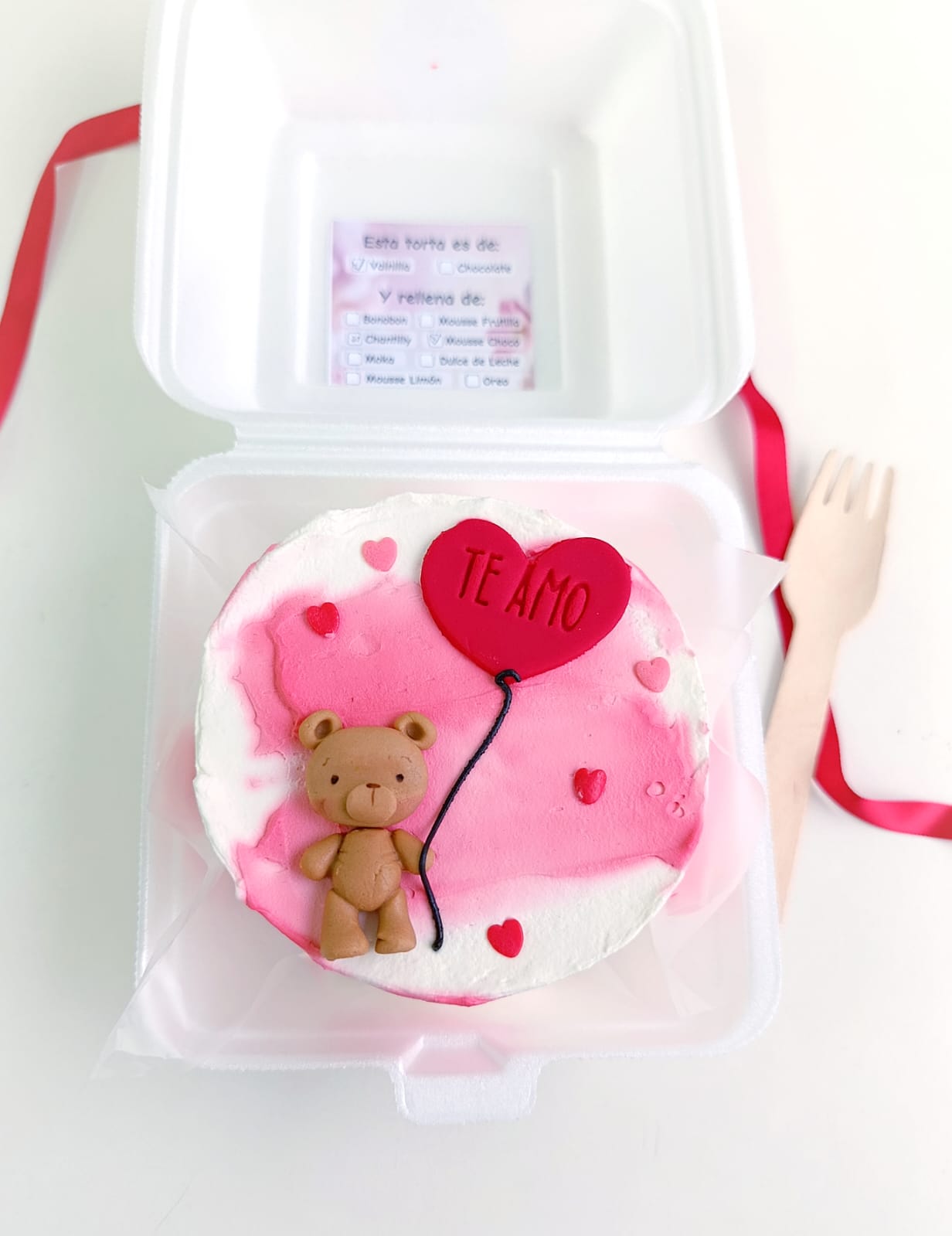 Bento Cake Te Amo – Dulce Declaración